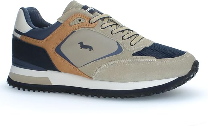 Harmont & Blaine Baskets homme en daim et tissu
